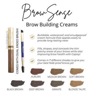 Brow cream filler with brush and spoolie. Clearance!